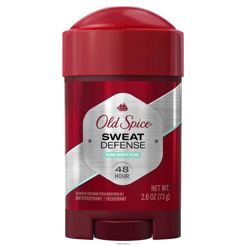 Old Spice hombres Pure Sport Plus Sweat Defense antitranspirante sólido suave desodorante anti-transpirante Z0FD624