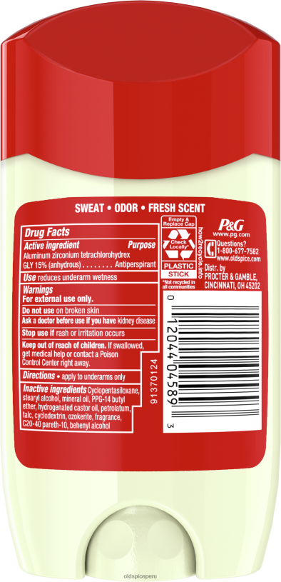 Old Spice hombres cañón con antitranspirante y desodorante de aloe desodorante anti-transpirante Z0FD613