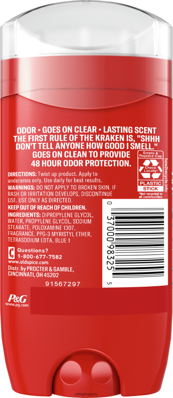 Old Spice hombres desodorante krakengard desodorante anti-transpirante Z0FD616