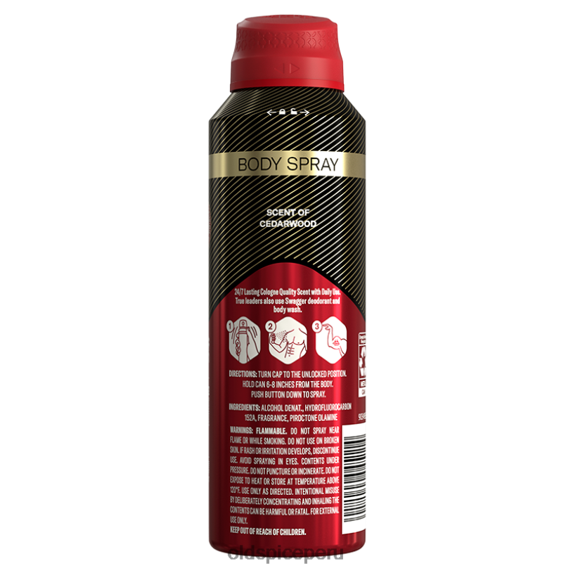 Old Spice hombres spray corporal arrogante desodorante anti-transpirante Z0FD627
