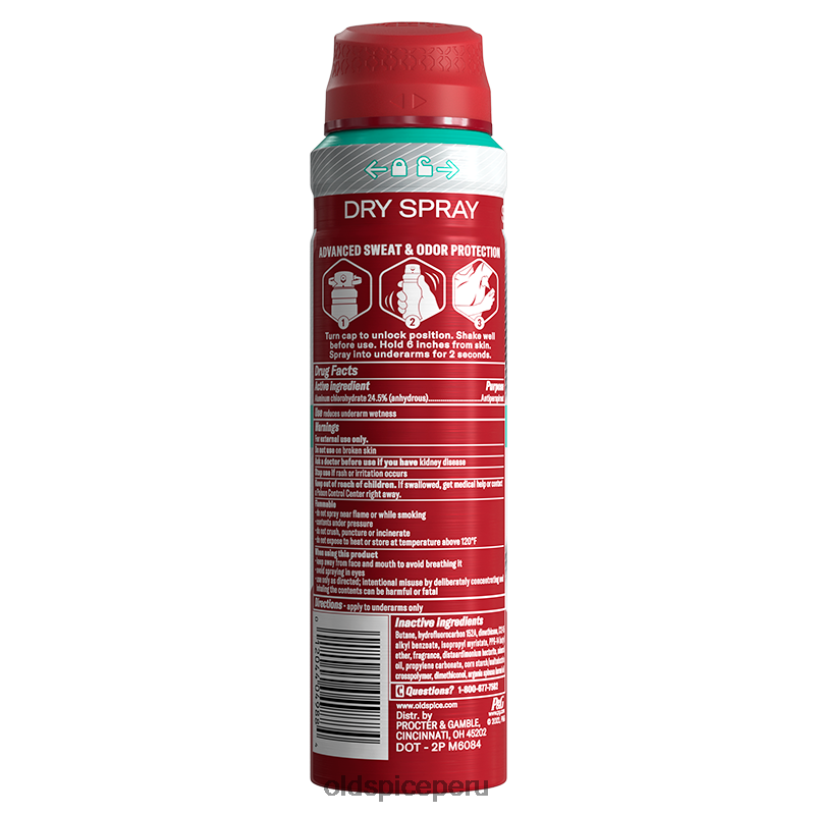 Old Spice hombres spray seco deportivo puro desodorante anti-transpirante Z0FD69