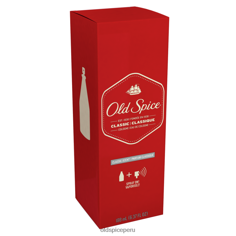 Old Spice hombres spray de colonia, aroma clásico desodorante anti-transpirante Z0FD640