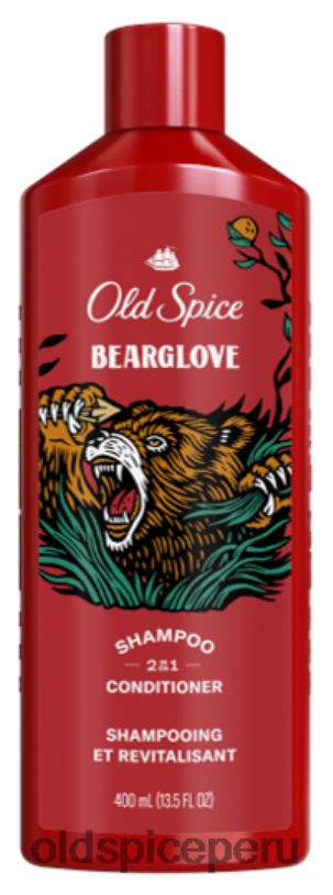 Old Spice hombres Bearglove champú y acondicionador 2 en 1. cuidado del cabello Z0FD663