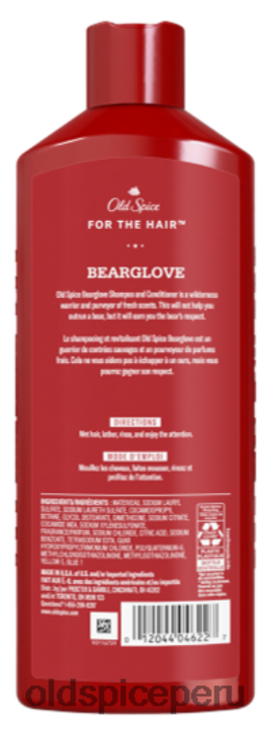 Old Spice hombres Bearglove champú y acondicionador 2 en 1. cuidado del cabello Z0FD663