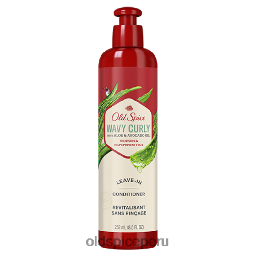Old Spice hombres acondicionador sin aclarado ondulado y rizado cuidado del cabello Z0FD654