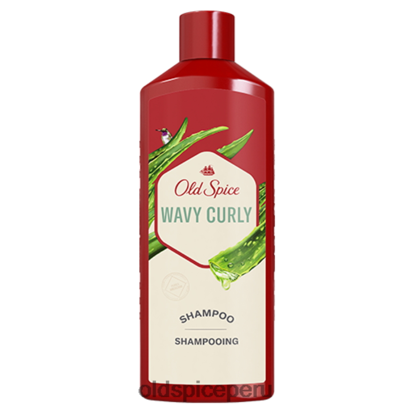 Old Spice hombres champú rizado ondulado cuidado del cabello Z0FD657