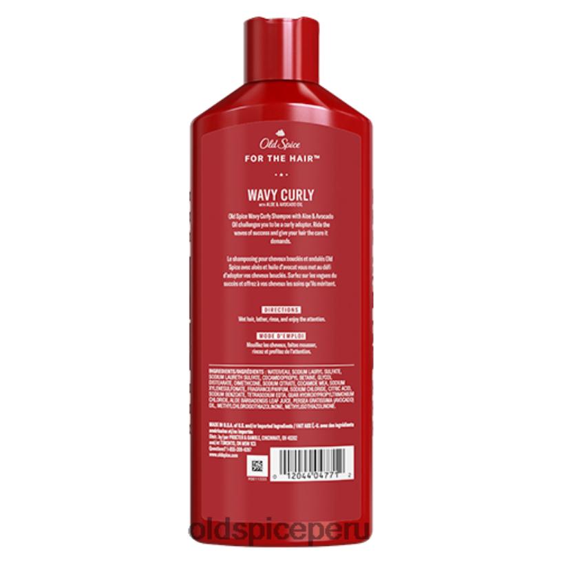 Old Spice hombres champú rizado ondulado cuidado del cabello Z0FD657
