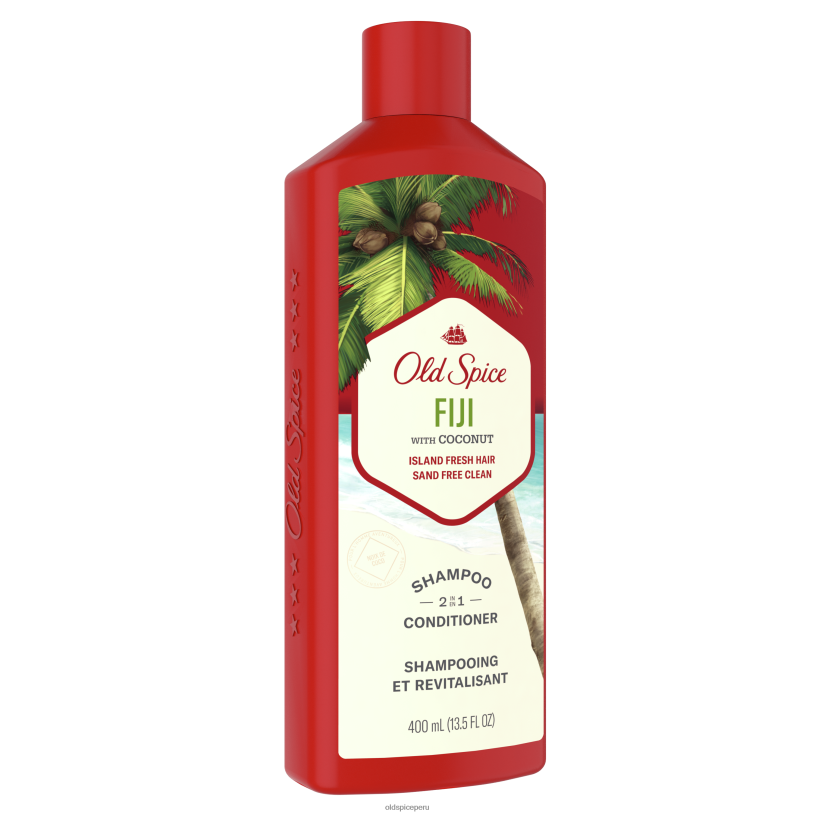 Old Spice hombres fiji champú y acondicionador 2 en 1 cuidado del cabello Z0FD658