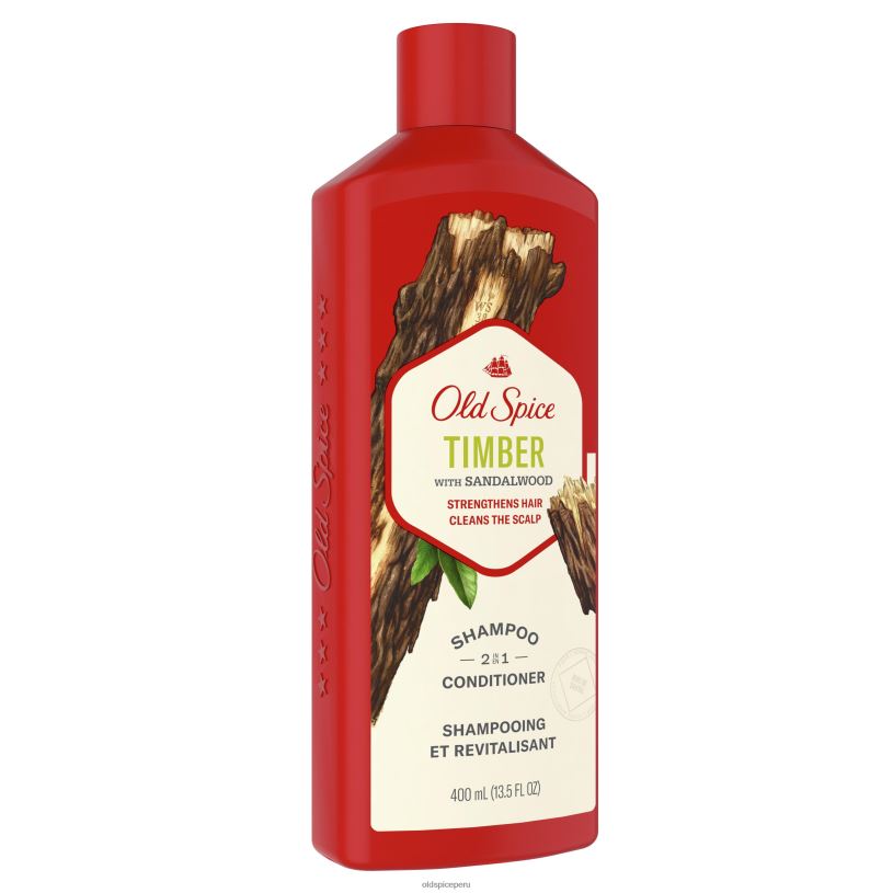Old Spice hombres madera 2 en 1 champú y acondicionador cuidado del cabello Z0FD661