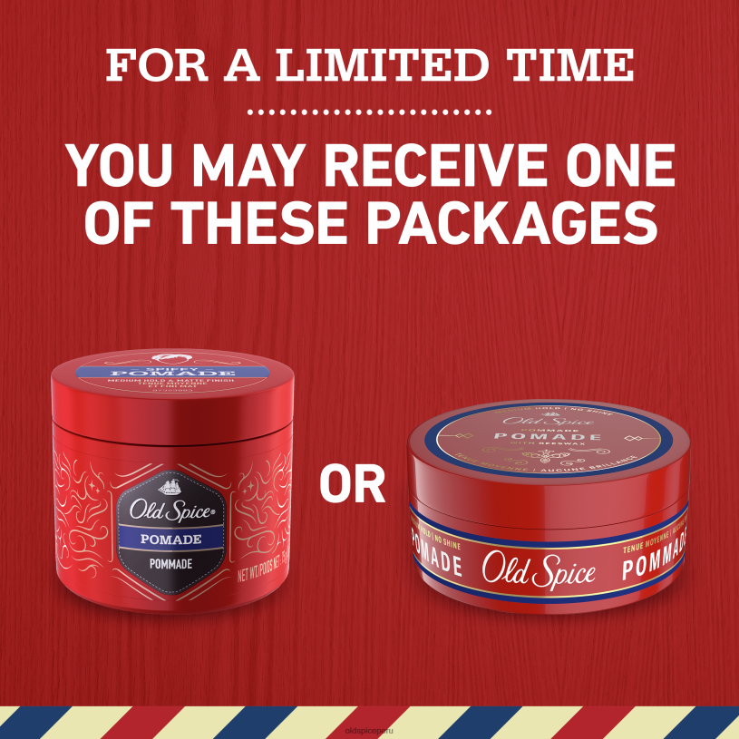 Old Spice hombres pomada cuidado del cabello Z0FD650