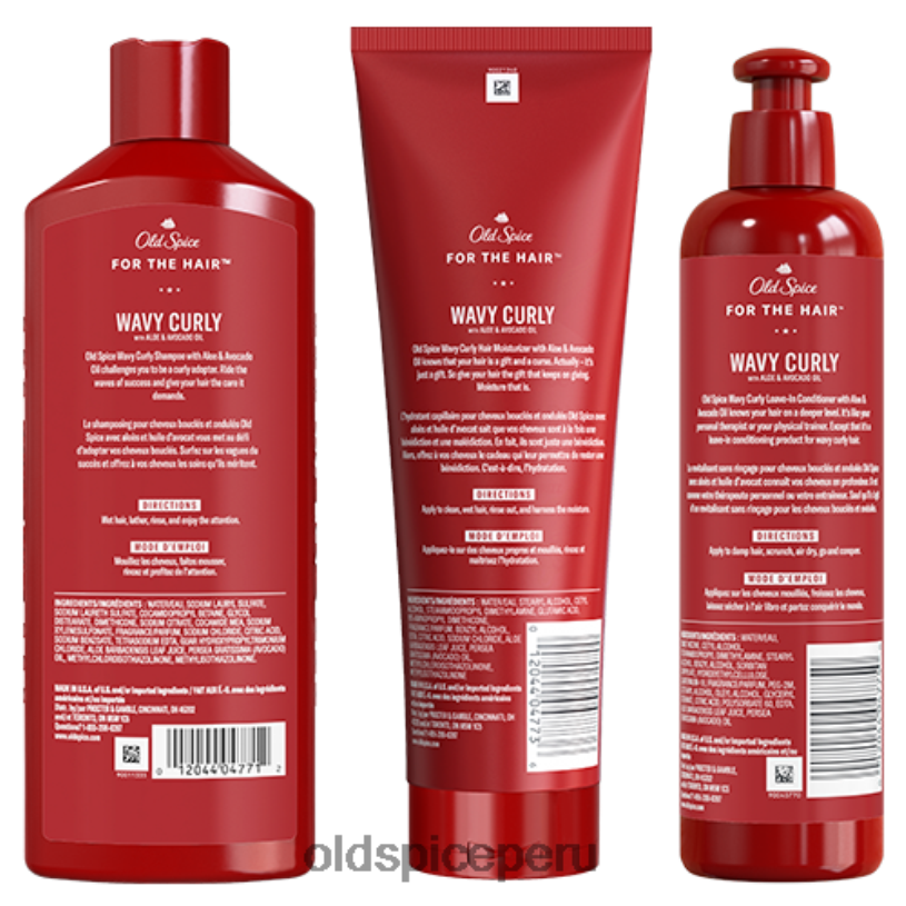 Old Spice hombres régimen de cabello ondulado y rizado cuidado del cabello Z0FD655