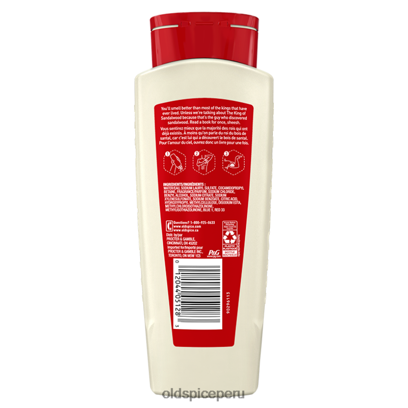 Old Spice hombres Jabón corporal de madera con sándalo, 18 oz gel de baño Z0FD635