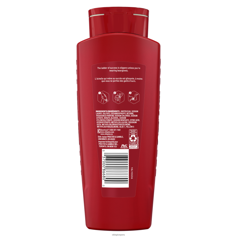 Old Spice hombres gel de baño Bearglove, 16 oz gel de baño Z0FD647