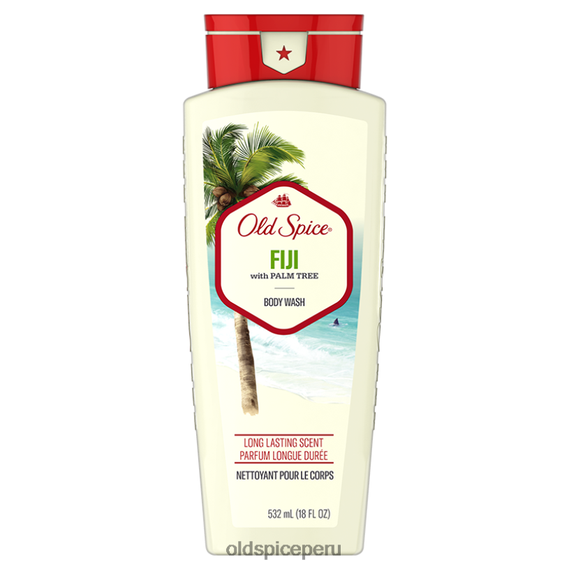 Old Spice hombres gel de baño fiji, 18 oz gel de baño Z0FD632