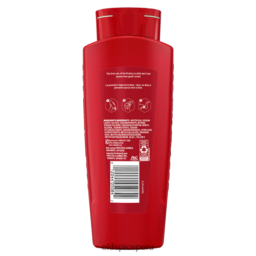 Old Spice hombres gel de baño krakengard, 24 oz gel de baño Z0FD648