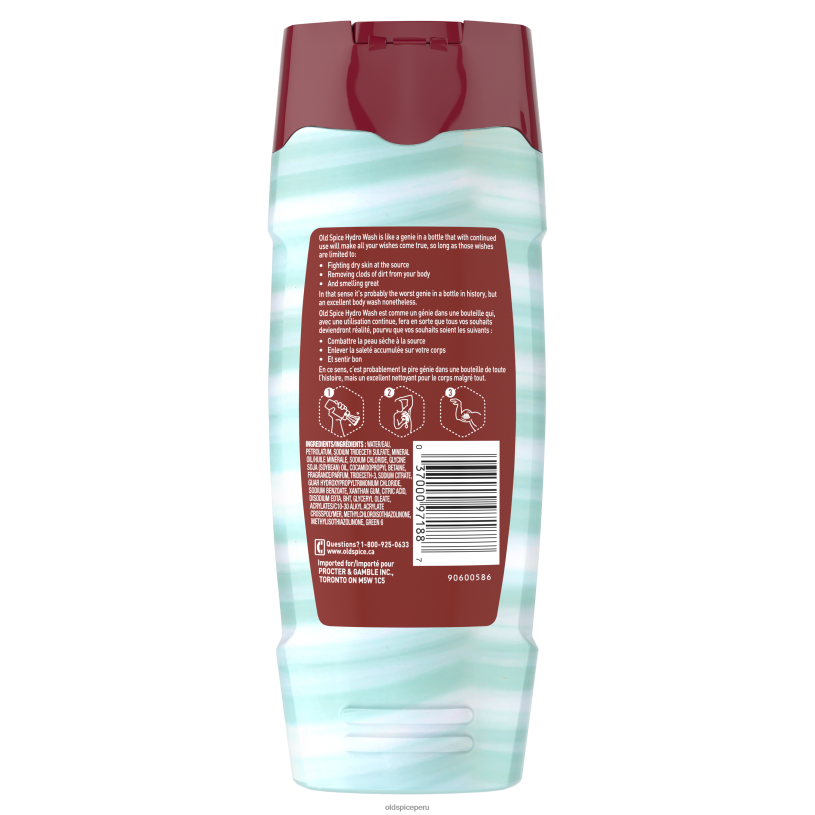 Old Spice hombres hidrolavado puro deporte plus gel de baño gel de baño Z0FD645