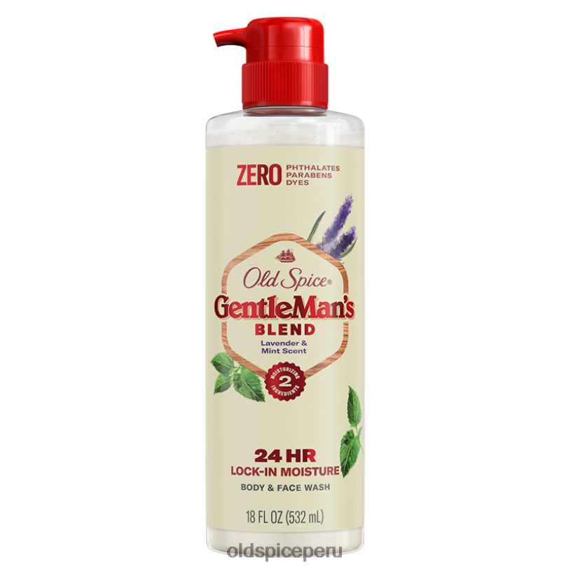 Old Spice hombres mezcla de gel de baño de lavanda y menta gel de baño Z0FD641