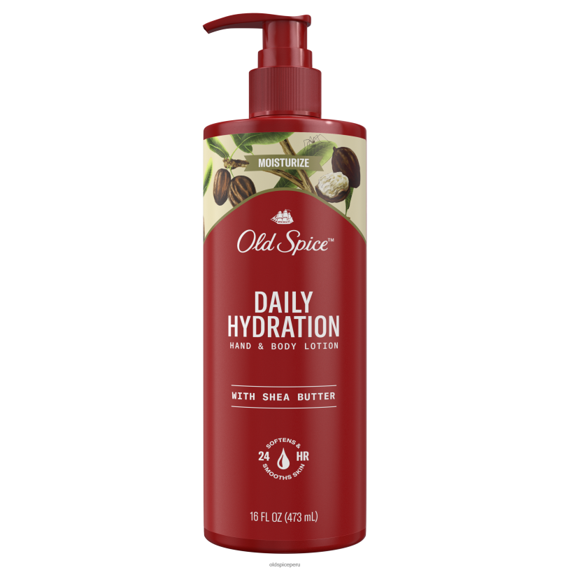 Old Spice hombres loción para manos y cuerpo, manteca de karité locion de cuerpo y manos Z0FD631
